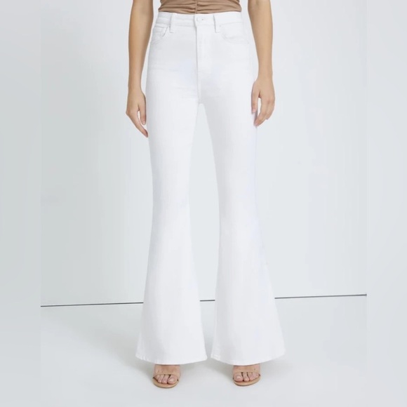 7 for all mankind | Mega Flare Jean in Clean white | size 30 - Picture 3 of 11